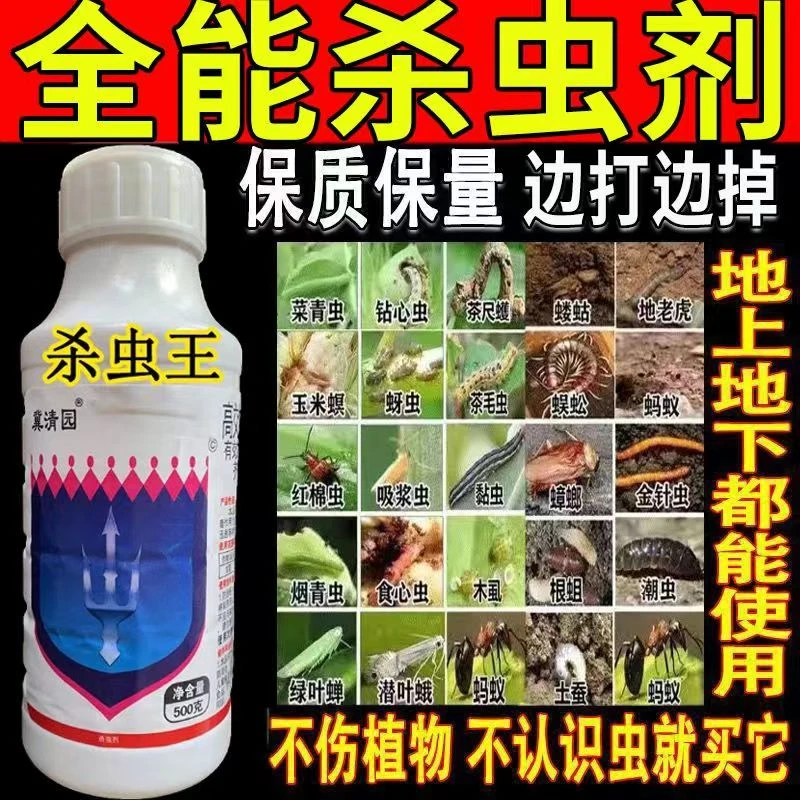地上地下害虫一喷全死植物蔬菜白菜青果树虫红蜘蛛蚜虫农药杀虫剂