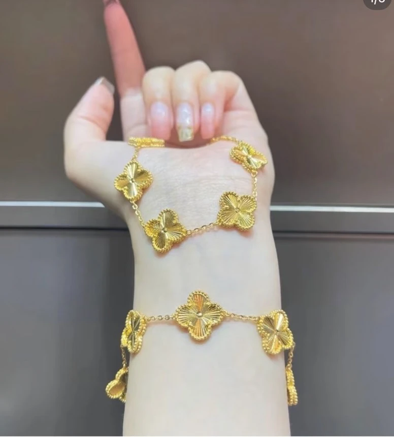 钛钢手链 五花时尚手链  龙虾扣