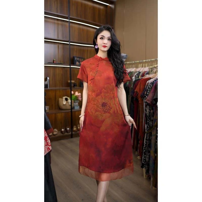 3-668-10新款舒适时尚休闲连衣裙