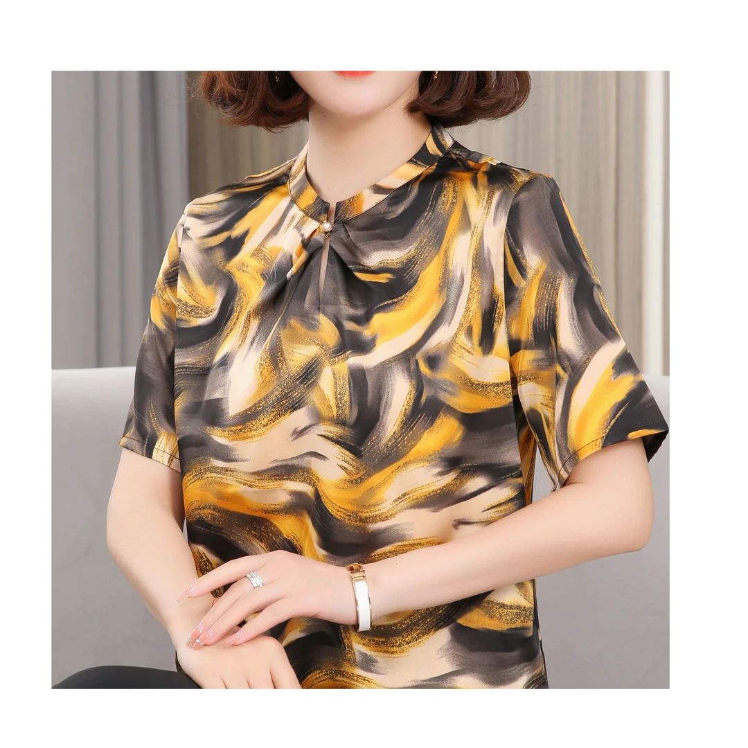 10160-27新款时尚百搭印花小衫