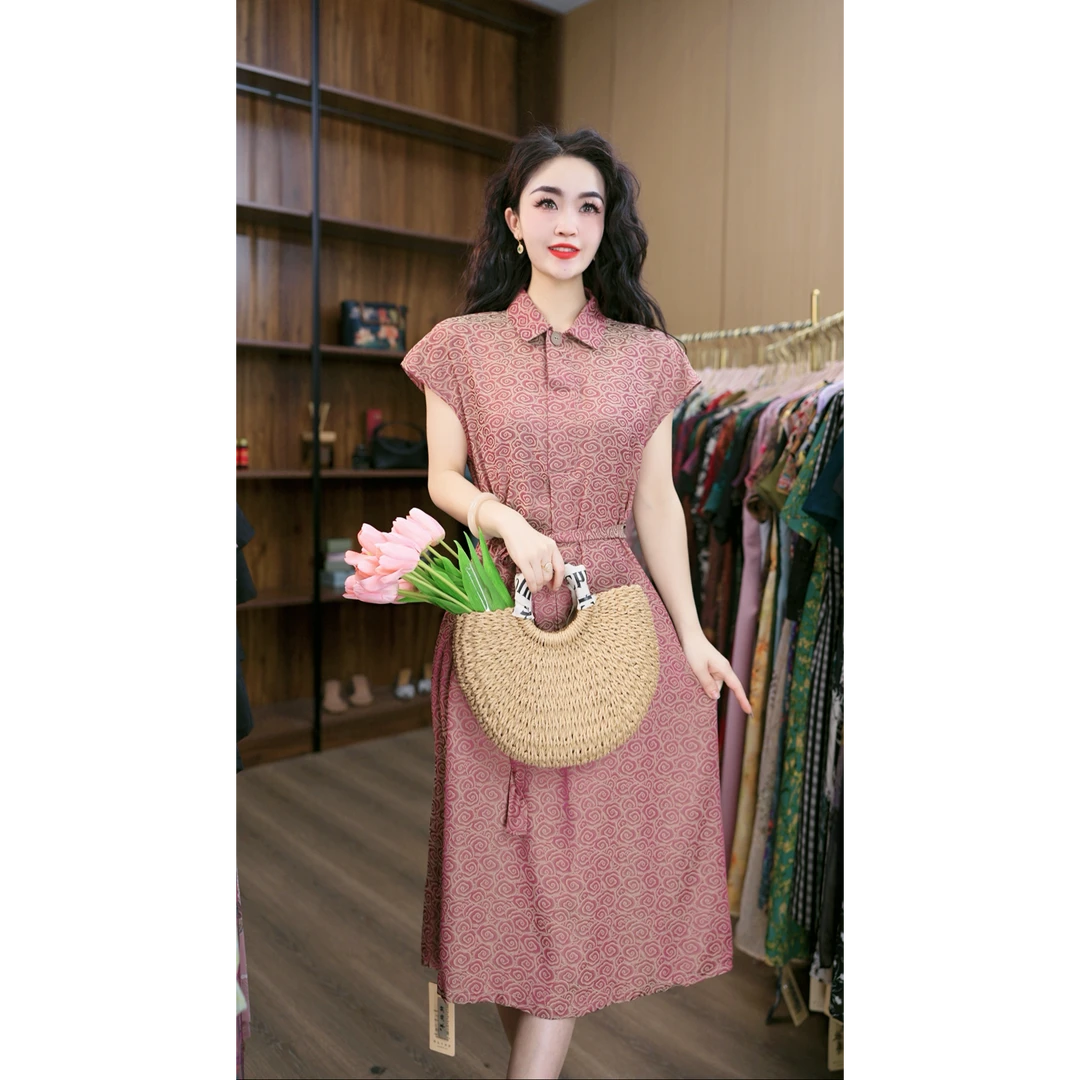 3335-10（祥云）新款女士连衣裙