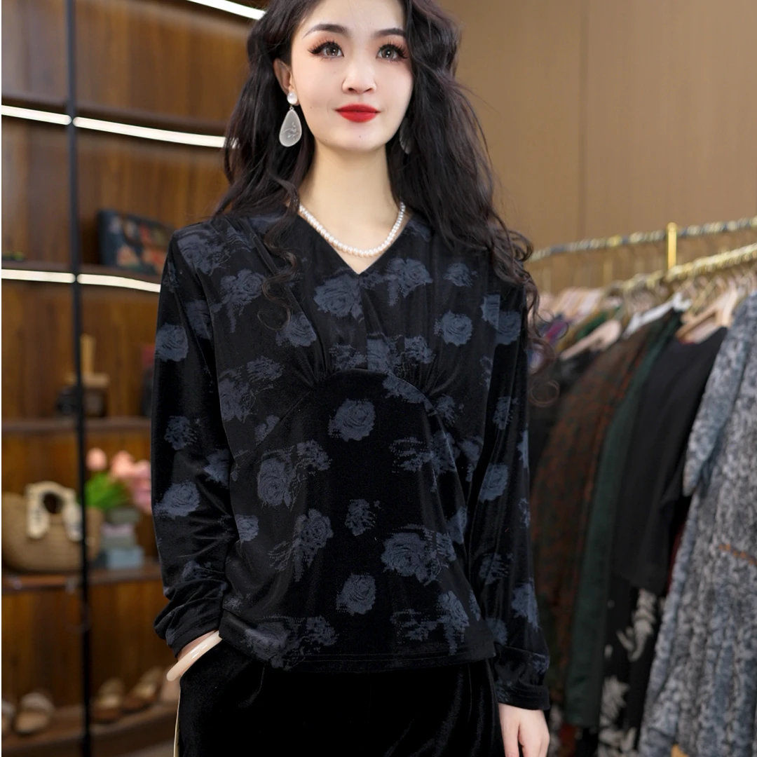 1058-10新款女士打底衫T恤上衣