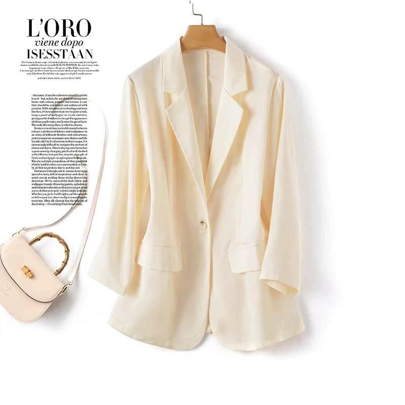 1-5959-10（白）新款时尚休闲西装外套