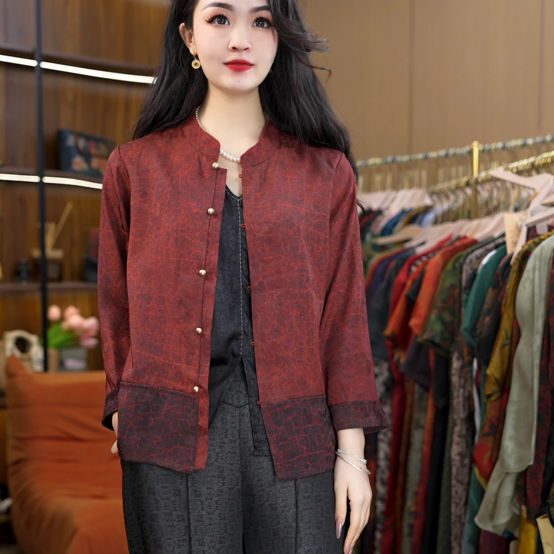 8897-10新款舒适印花双面穿小衫