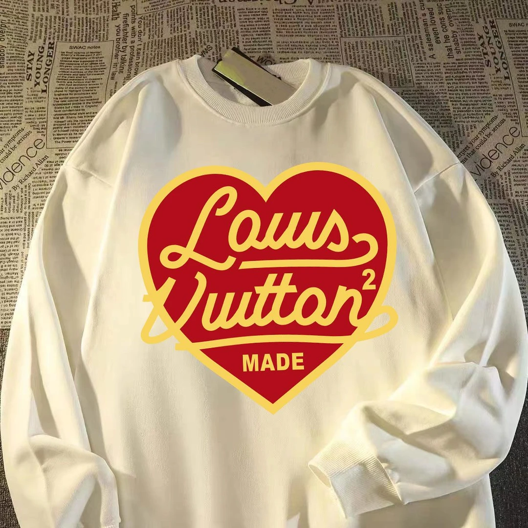 EFOLONG重磅美式复古圆领卫衣男女秋冬季韩版宽松百搭潮流ins上衣