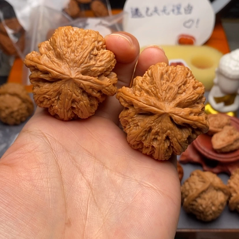 【闪购商品】文玩核桃把件牛**弟大粗筋43