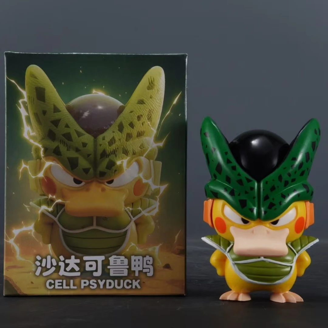 沙鲁可达鸭cos车载摆件可拆卸周边潮玩可爱桌面创意玩具摆件