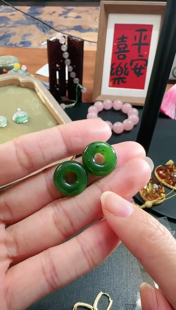 【闪购商品】和田玉耳环未镶嵌耳环