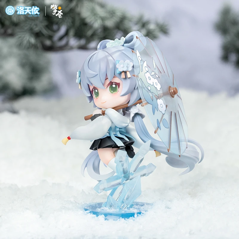 【擎苍正版】洛天依梨花雪Q版手办摆件联名模玩公仔盲盒官方周边