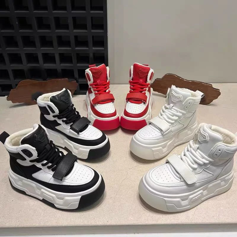 8136时尚百搭厚底韩版网红高帮鞋