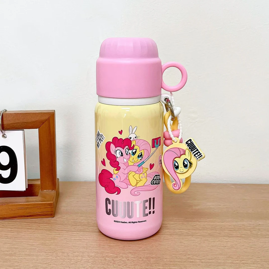 【新疆包邮喀什发货】宝莉保温杯不秀钢大容量涂鸦杯子可爱耐用小马