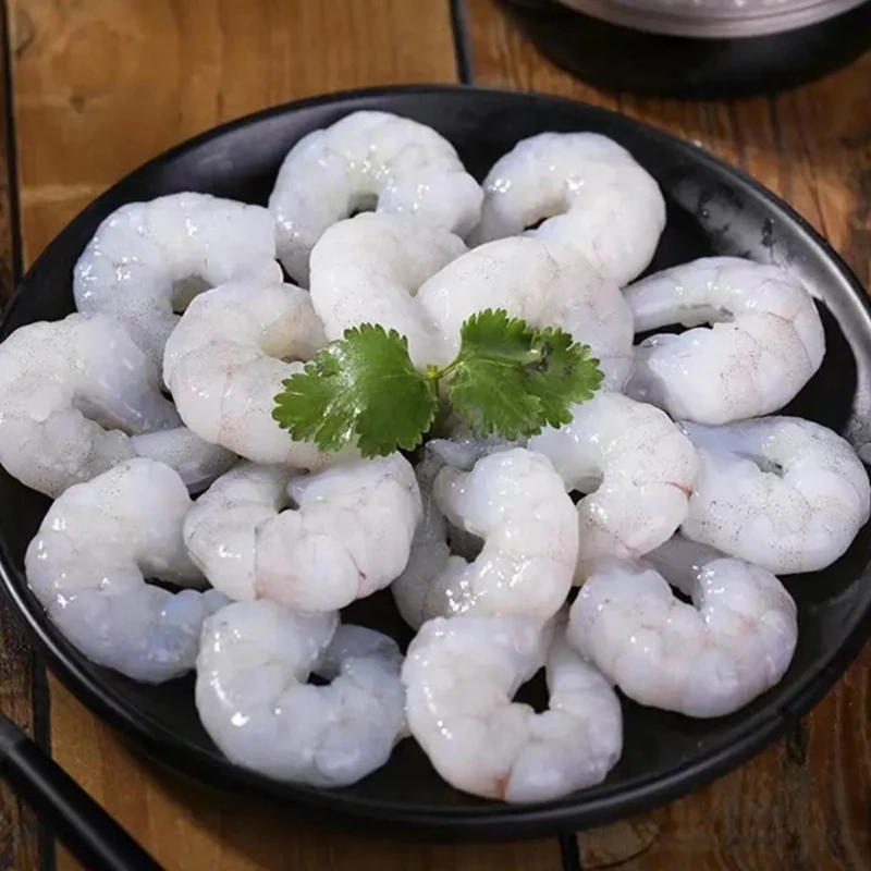 新鲜海洋青虾仁活虾现剥开背去虾线1包38-42只 500g/包*3包