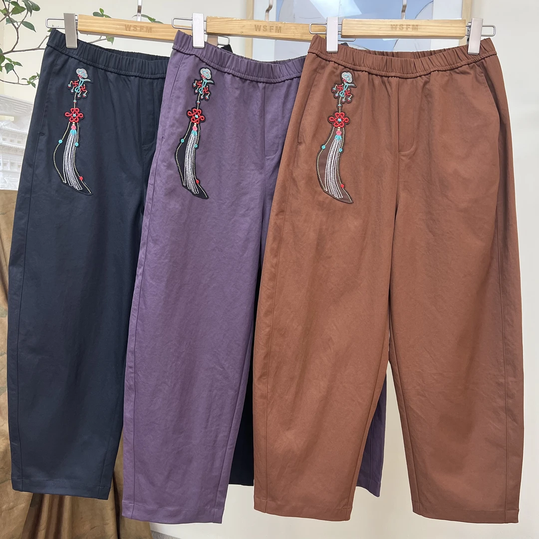 WSFM秋冬时尚新款100%聚酯纤维百搭长裤SJ24C8235