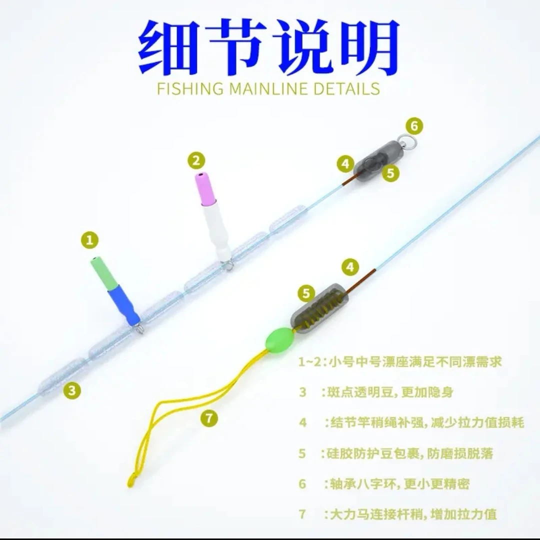 （金刚结成品主线组）A30珠珠线组  常规调钓   PE加固成品主线