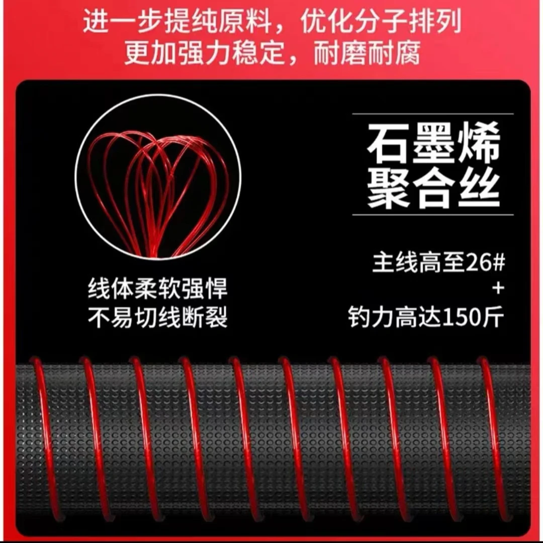 A50大物巨物线组无铅跑铅PE加固成品主线（金刚结大物成品主线）