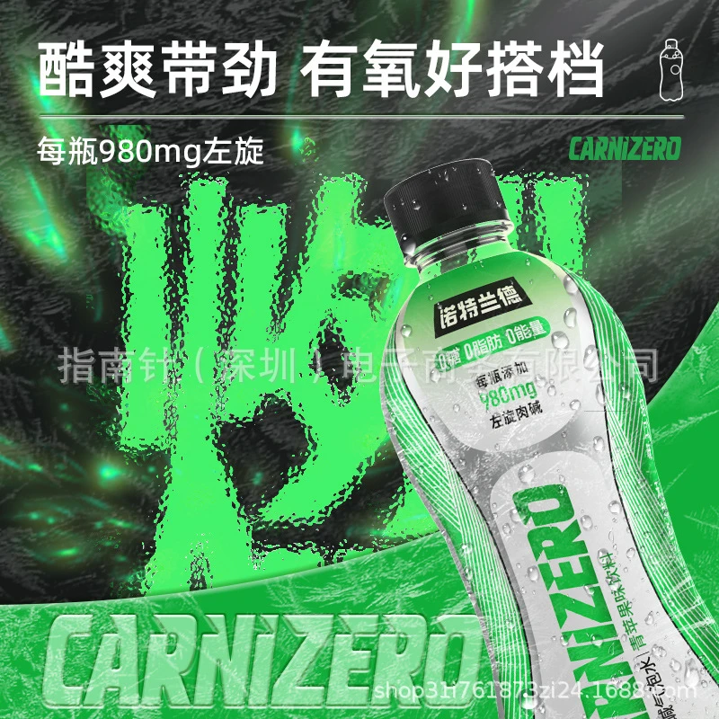 诺特*兰德左旋肉碱10万气泡饮料330ml健身运动饮料畅饮活力果味