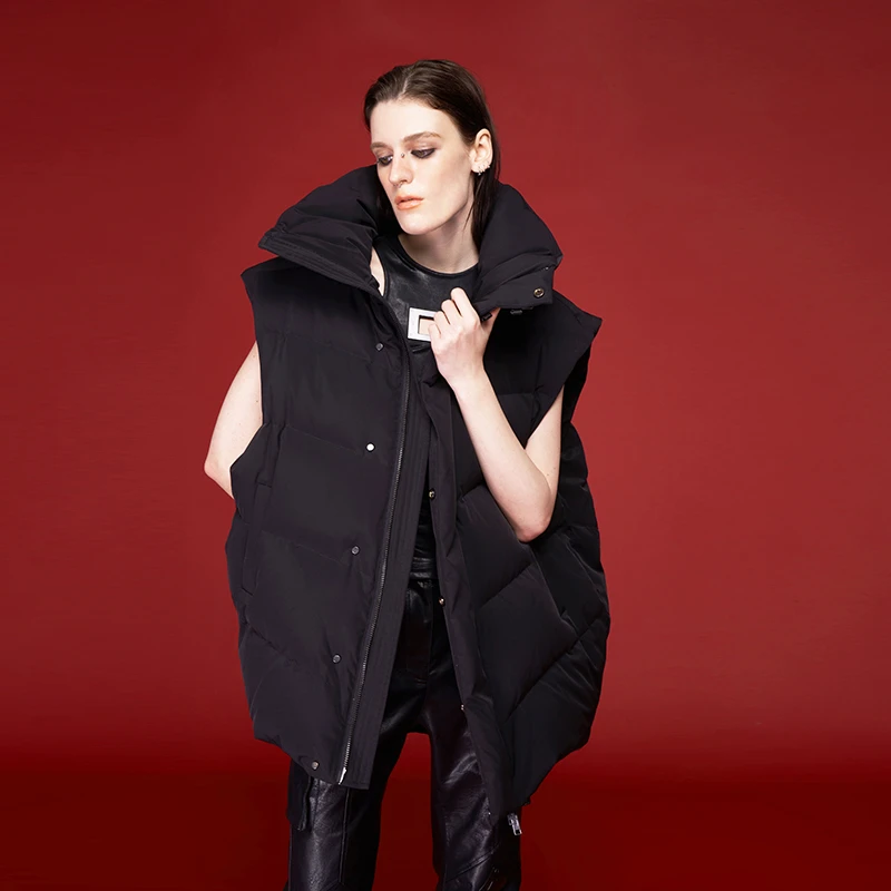 【AUNISEX专属】AKTK 金属扣廓形马甲 6C4M1440H908