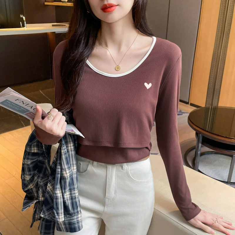 哺乳T恤春夏打底棉质显瘦喂奶打底上衣月子期服孕妇衣