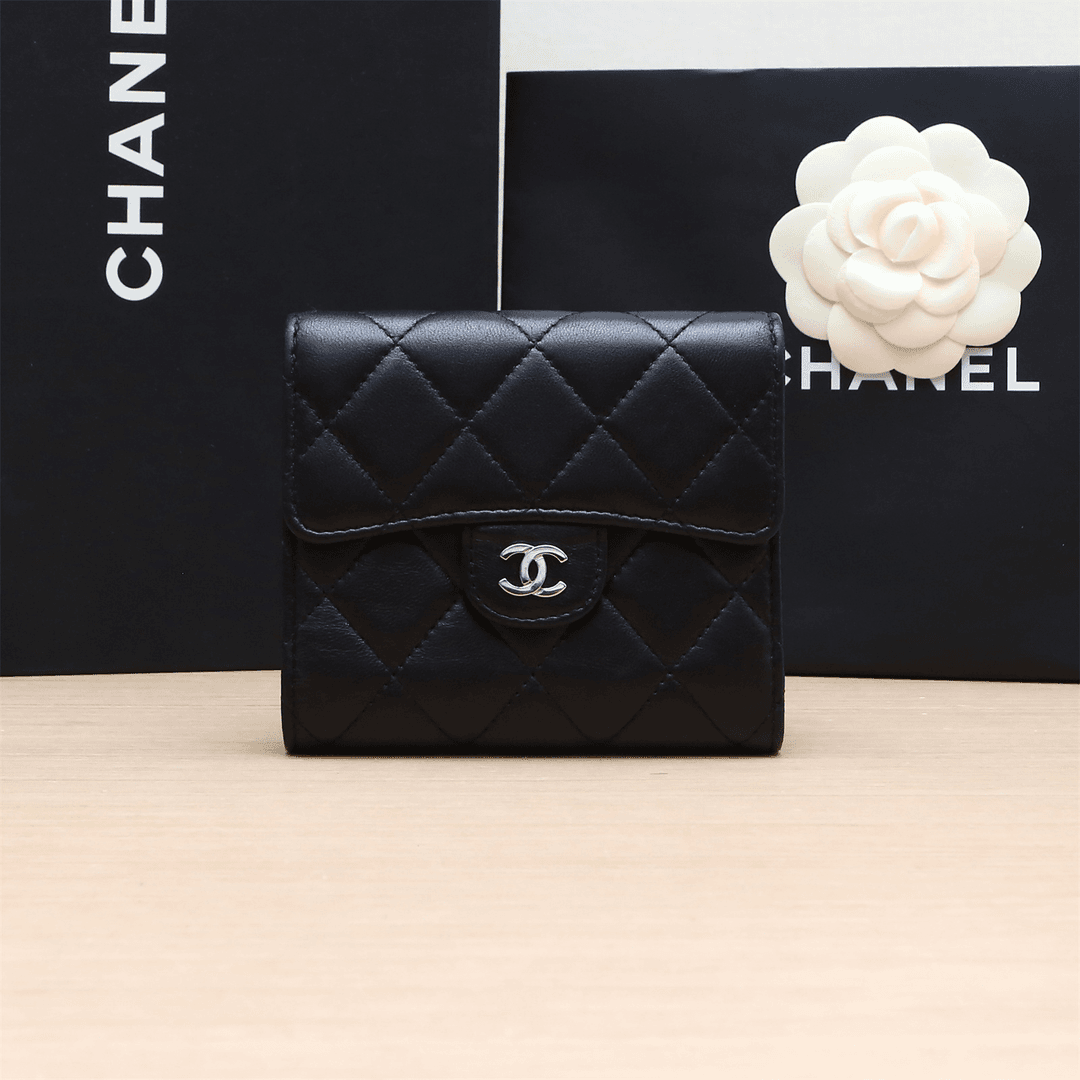 99新 Chanel/香奈儿 CF 短款口盖钱包 后拉链款11.5cm P224292745