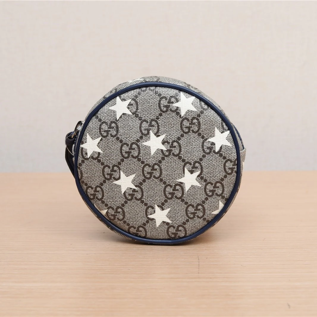 95新 GUCCI/古驰 GG Supreme 圆饼 腰包 星星 老花 P202116826