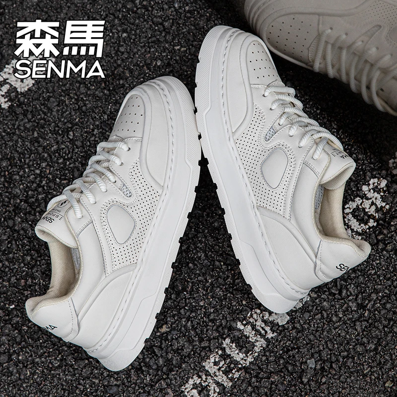 SENMA/森马新款板鞋男潮鞋冬季韩版青年潮百搭增高厚底休闲运动鞋