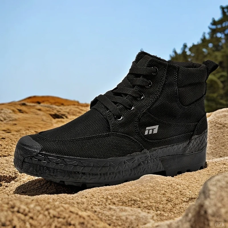 强步1137纳米三防户外胶鞋防滑耐磨防水防臭训练男士徒步作训京霖