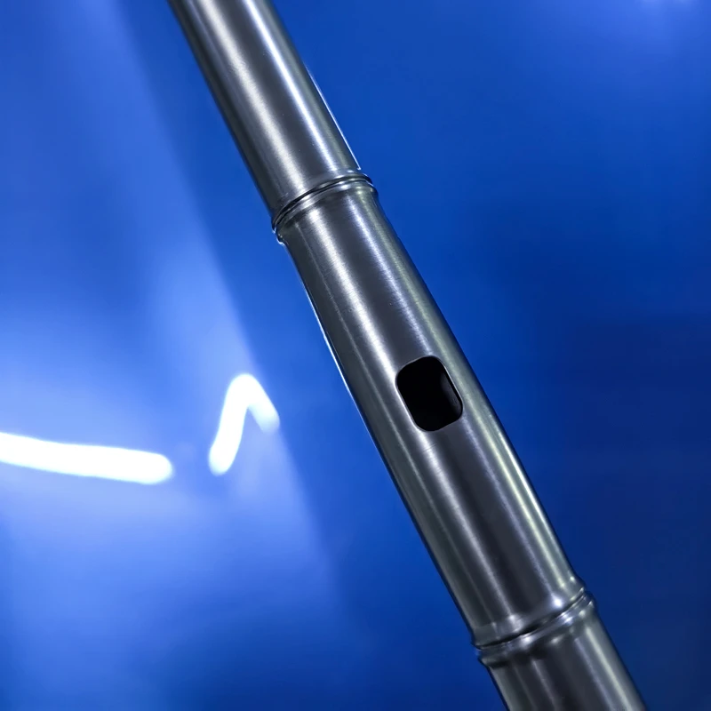 钛合金笛子 2024美人鱼款 C调竹笛金属笛子 竹节加厚专业演奏级