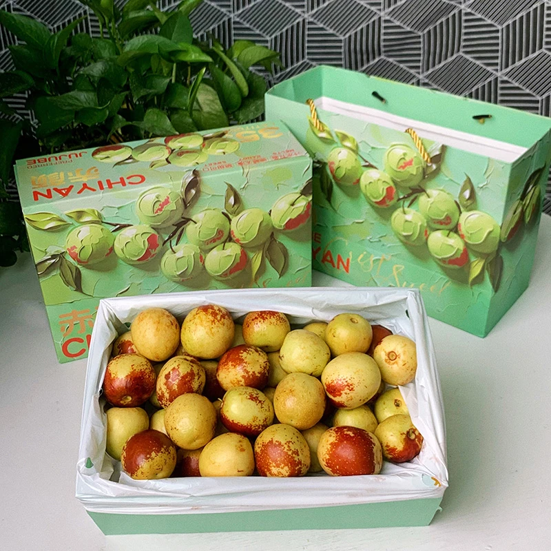 【乐鲜果园】赤颜大荔冬枣当季限定2斤礼盒脆甜枣子