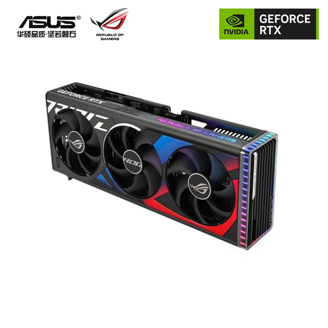 华硕华硕 ROG-STRIX-RTX4090-O24G-GAMING 游戏独立显卡 黑猛禽
