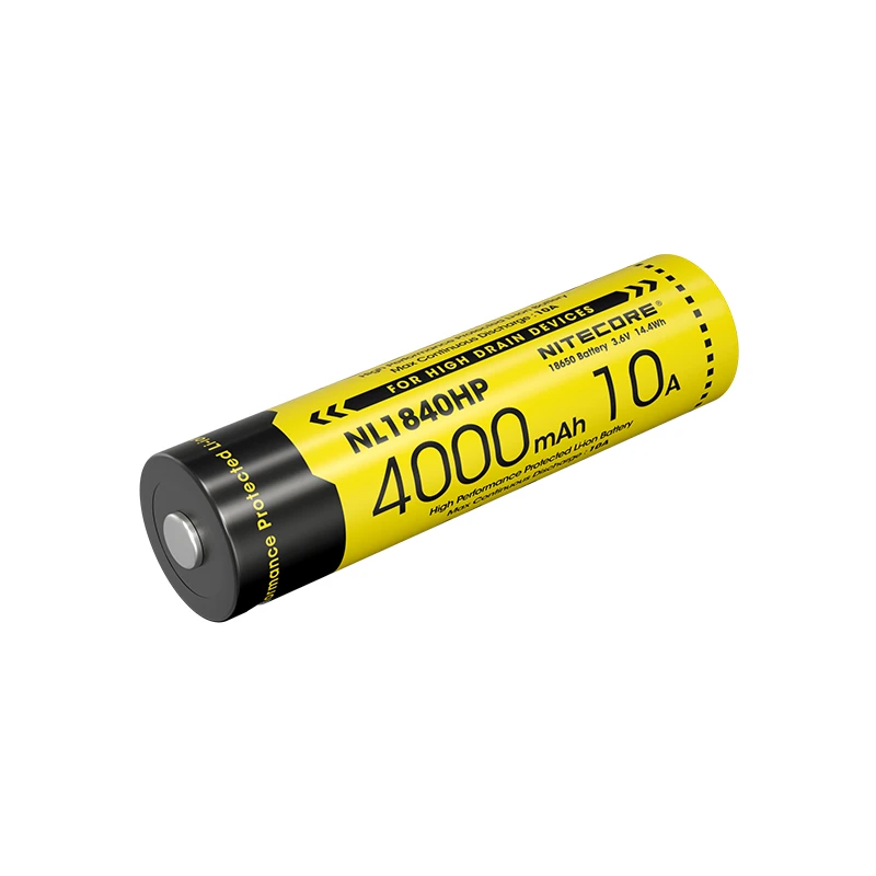 NITECORE/奈特科尔18650锂电池可充锂电池NL1840/NL1840HP电池