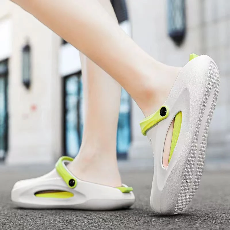 西藏包邮洞洞鞋拉萨发货休闲情侣夏季软底外穿防滑休闲洞洞鞋