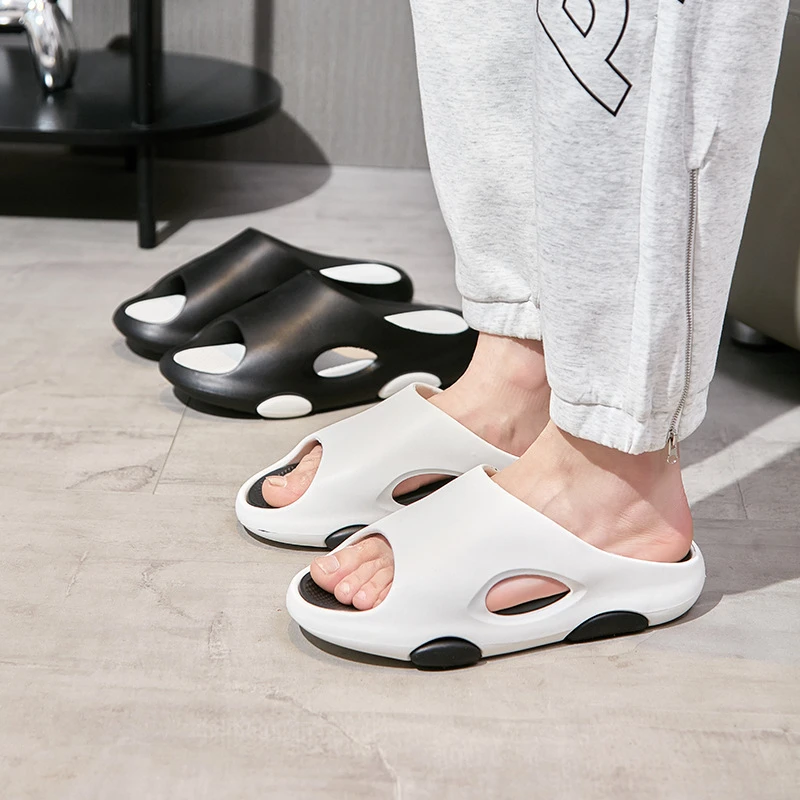 西藏包邮拉萨发货男士网红夏季软底夏天外穿厚底个性ins拖鞋时尚