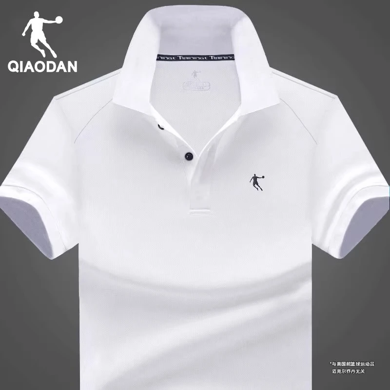 乔丹运动polo衫男短袖休闲T恤翻领官方旗舰速干上衣冬季冰丝半袖t
