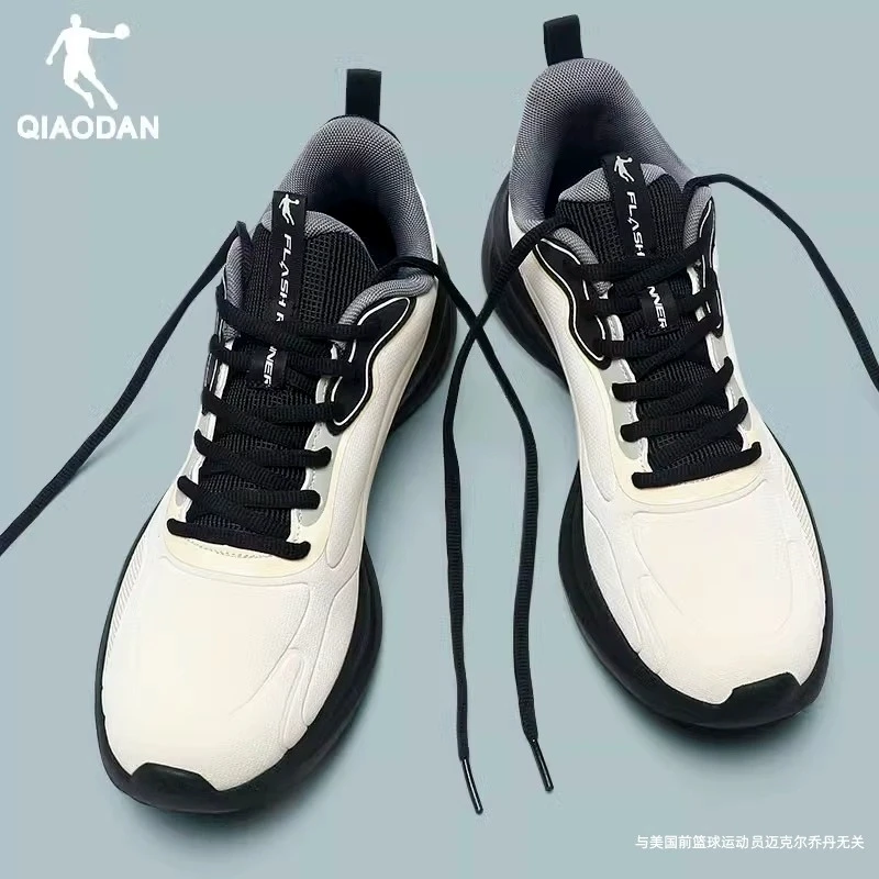 乔丹运动鞋2025新款皮面防水男鞋缓震官方旗舰正品减震男跑步鞋子