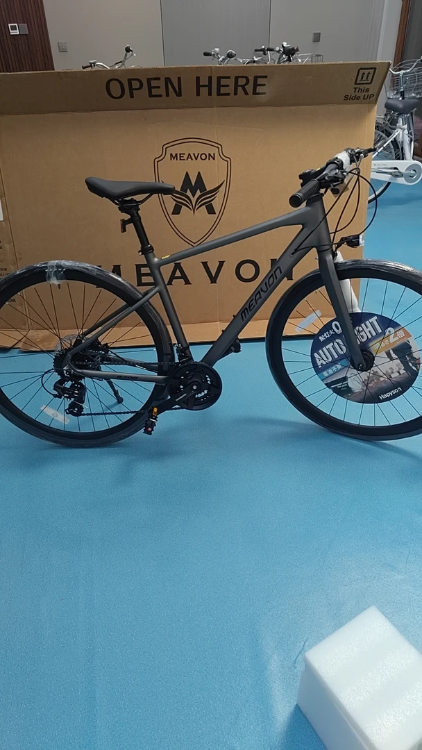 全新26寸马丁24速平把公路车