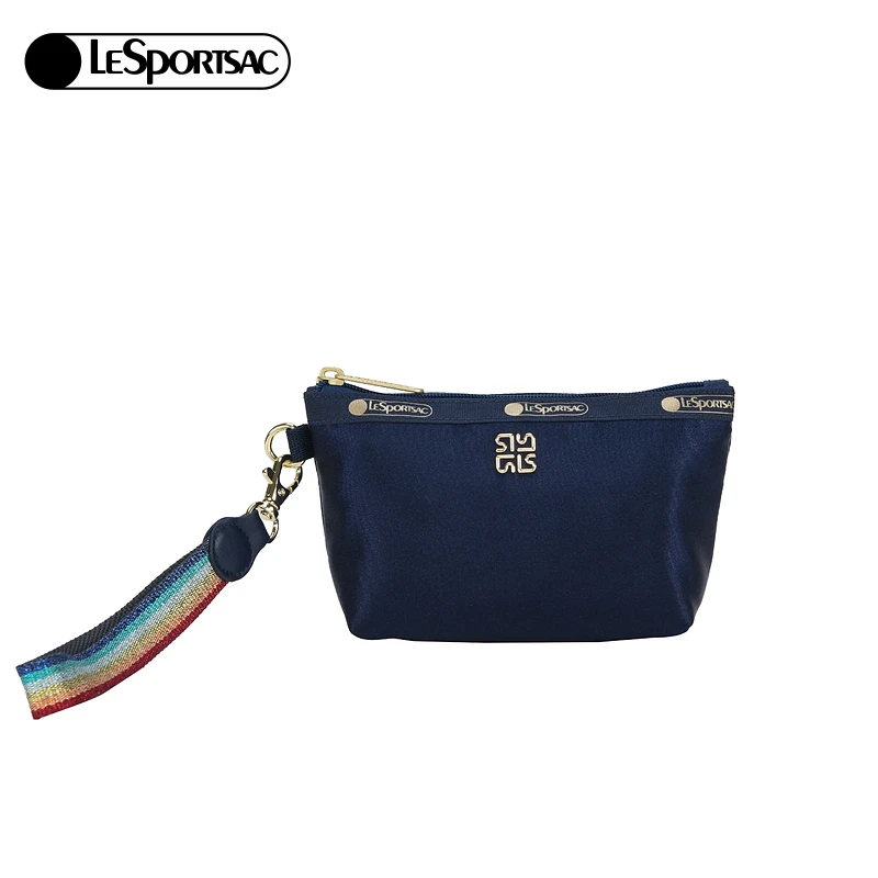 LeSportsac乐播诗时尚休闲手拿包纯色小巧轻便手机包-D