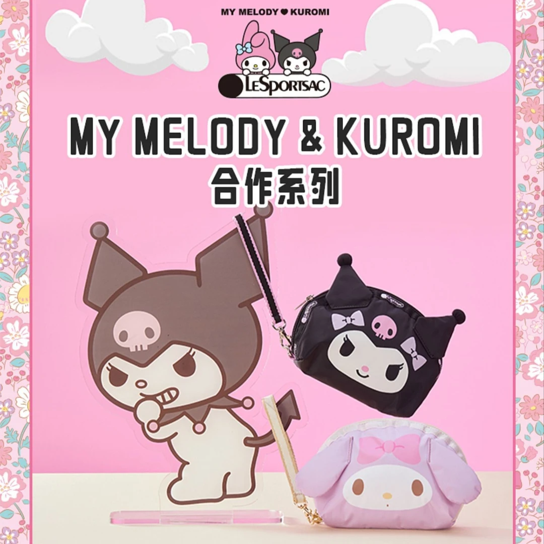 LeSportsac乐播诗MELODY酷洛米卡通可爱轻便迷你手拿包