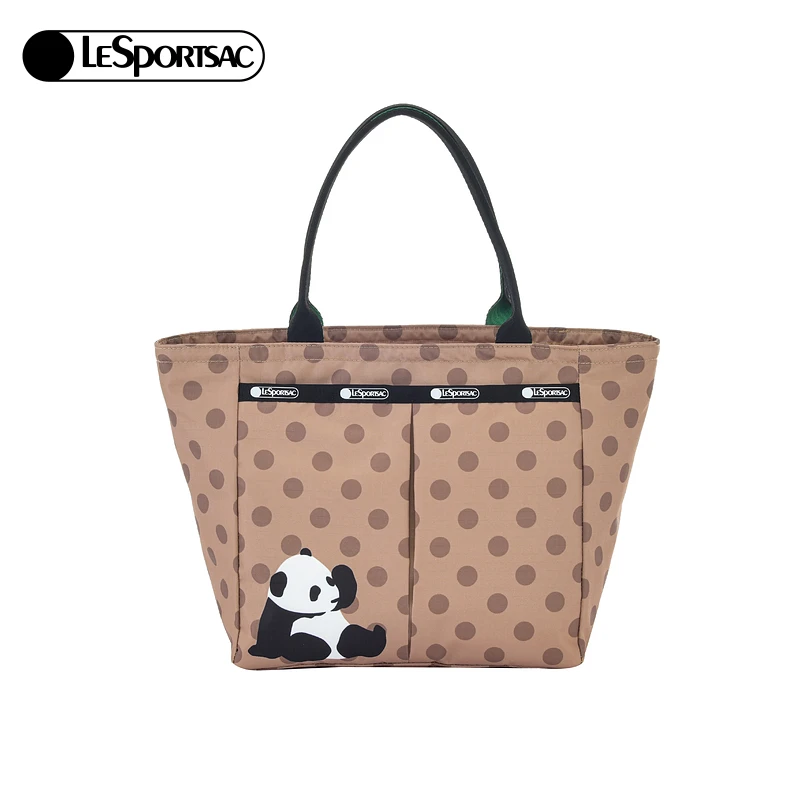 【商场同款】LeSportsac乐播诗Panda熊猫印花外出大容量托特手提包