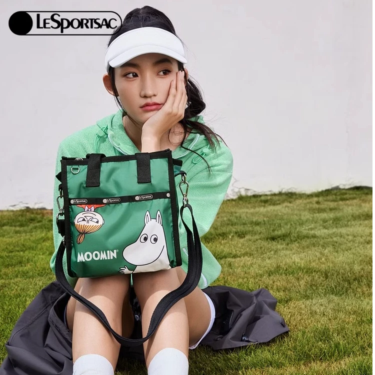 【商场同款】LeSportsac乐播诗姆明联名百搭单肩大容量斜挎包休闲