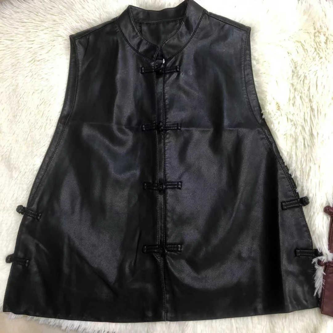 新中式国风款PU马甲～110斤～140斤左右