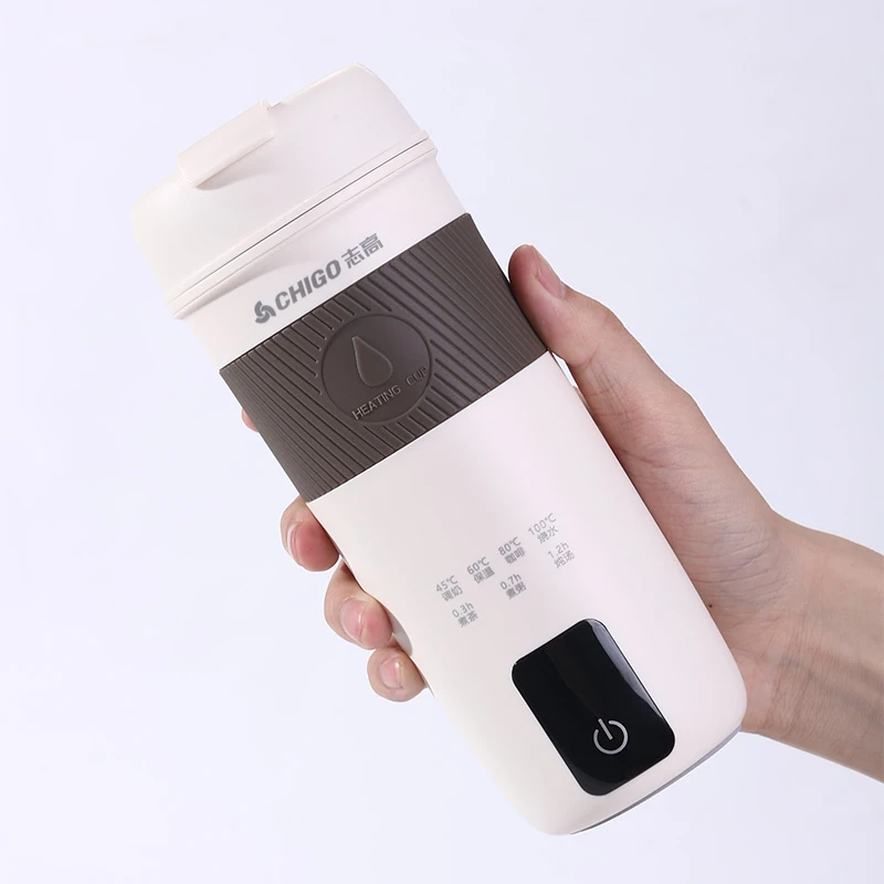 Chigo/志高便携式烧水壶旅行家用加热杯学生养生保温小型养生杯