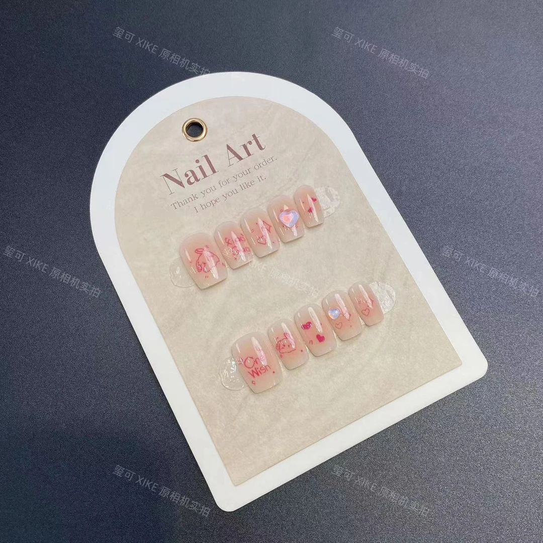 【Lucky Rabbit-短梯-X89】夏季新款卡通兔美甲贴片成品现货穿戴甲