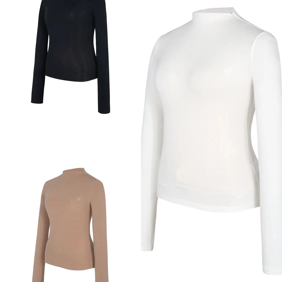 【请吃饭的漂亮姐姐】NECY五色微高领紧身打底冬日暖心面料亲肤舒适