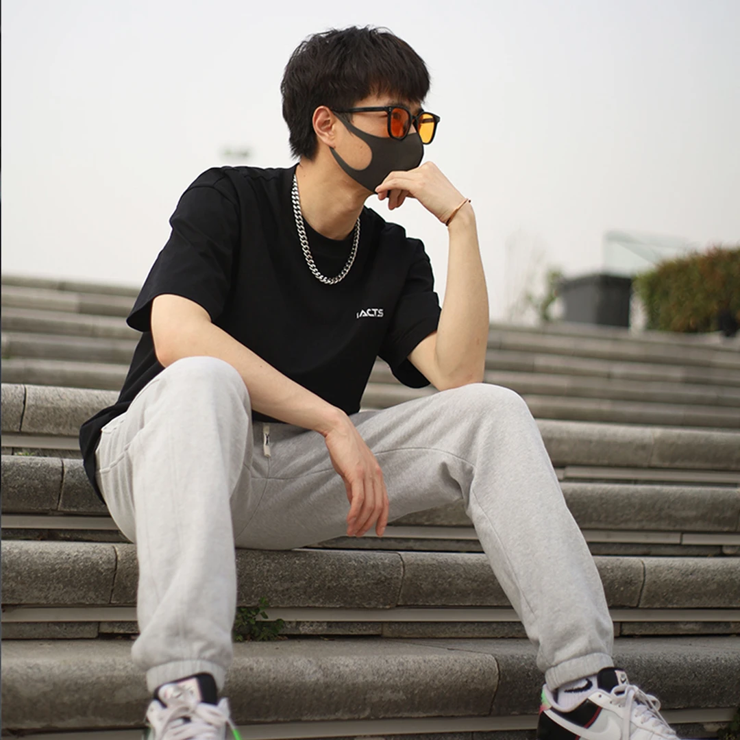 IACTS亚特士运动休闲套装夏季宽松潮流圆领时尚透气舒适户外简约