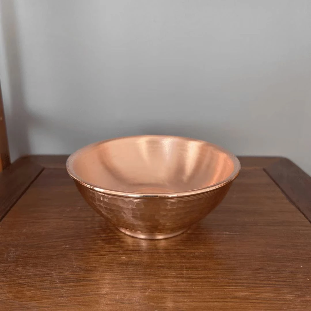 【铜小白】金饭碗 双层加厚纯铜碗