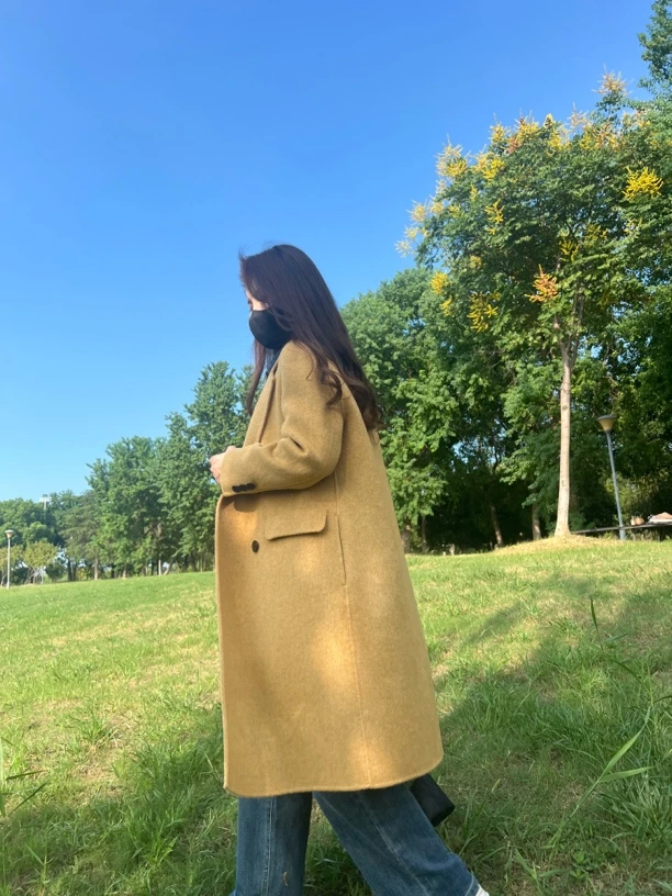 【达人专属】X 小个子双面大衣气质显瘦保暖韩版冬季新款2418