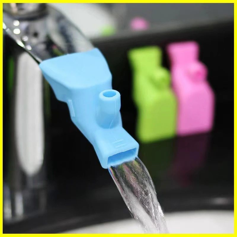 硅胶水龙头延长器加长延伸器防溅水嘴通用万能儿童软管接头洗脸池