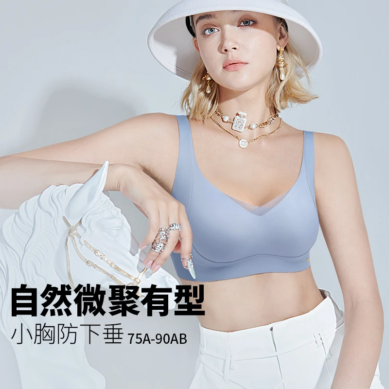 【小胸聚拢提拉】润微防下垂收副乳小胸聚拢有型文胸无痕内衣欧若风