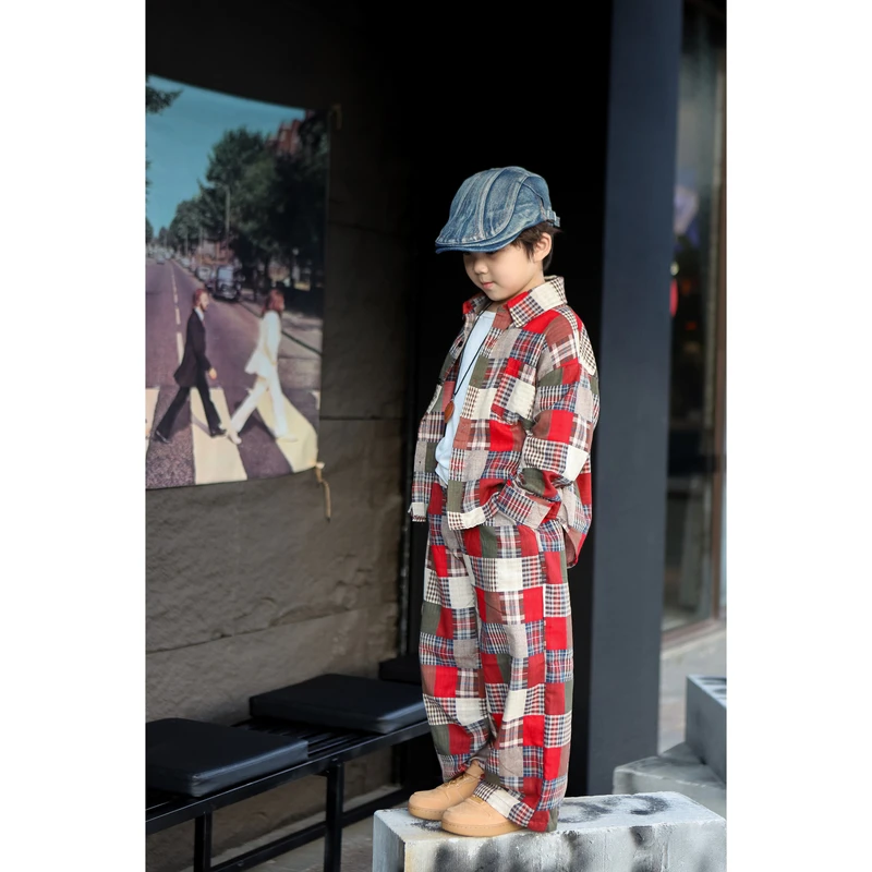 【现货】伟伟同款【炽热山海】2024秋季新品复古长袖套装WW0356