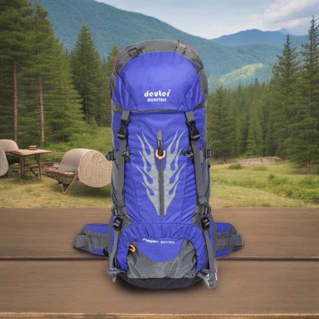 运动户外包70升野营帐篷旅行男女徒步包双肩大容量轻便背包多功能